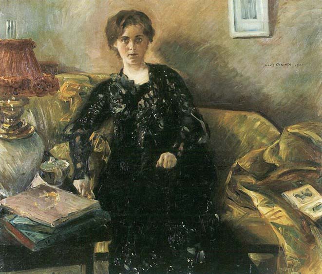 Lovis Corinth Portrat Frau Korfiz Holm